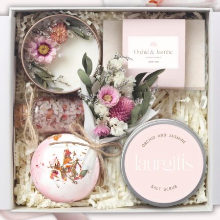 Orchid jasmine spa gift baskets for women – luxury birthday bath gifts for mom wife sister friend self care and relaxation mothers day gifts gift baskets for her for all occasions.jpg