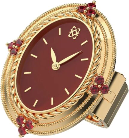 Pascal victorian revival ring watch for women finger dainty clock ring women quartz stainless steel watch ring with two hand display stretch band fits finger size 0.65 0.78.jpg