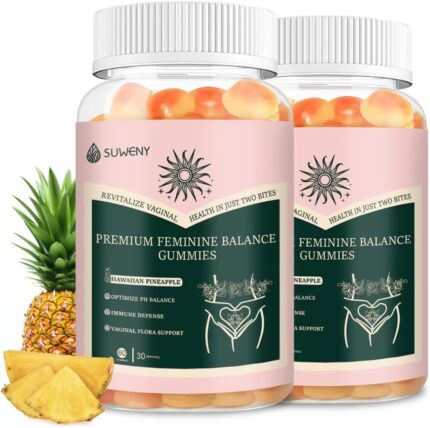 Pineapple gummies for women ph premium feminine balance gummies for women health immune support vegan gluten free halal 60 gummies 60 servings 2.jpg