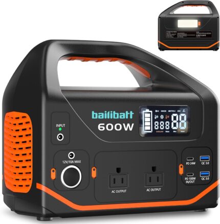 Portable power station 600w293wh portable generator for home use quiet generator for camping travel emergency cpap survival backup outdoor apartment100w pd 110v pure sine wave ac outlet.jpg