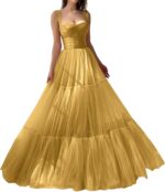 Prom dresses for women tiered chiffon formal dress a line off shoulder lw112.jpg