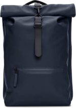 Rains rolltop rucksack backpack waterproof backpack for women and men rucksack for travel and work blue.jpg