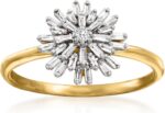 Ross simons 0.22 ct. t.w. baguette diamond starburst ring in 14kt yellow gold.jpg