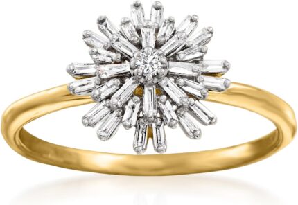 Ross simons 0.22 ct. t.w. baguette diamond starburst ring in 14kt yellow gold.jpg