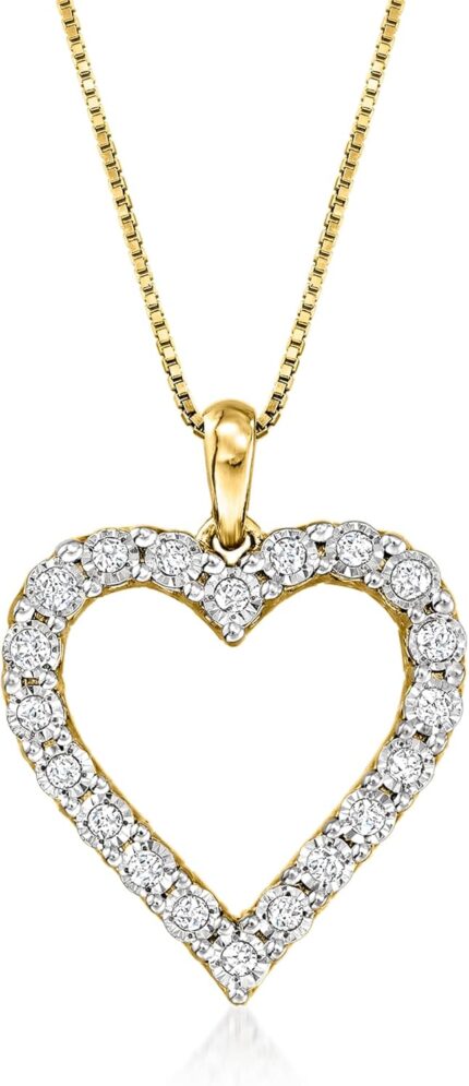 Ross simons 0.30 ct. t.w. diamond heart pendant necklace.jpg