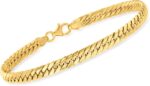 Ross simons italian 14kt gold cuban link bracelet.jpg