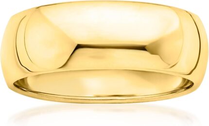 Ross simons italian 14kt yellow gold dome ring.jpg