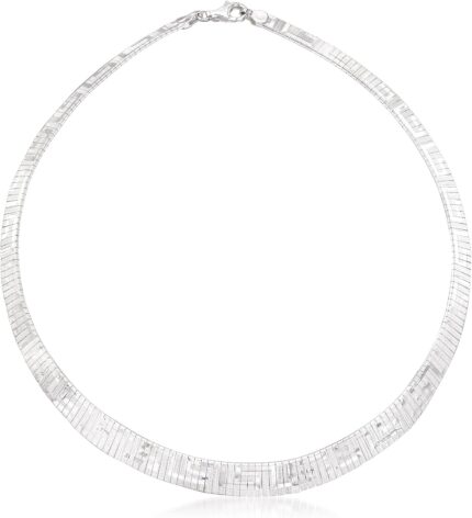 Ross simons italian sterling silver greek key cleopatra necklace.jpg