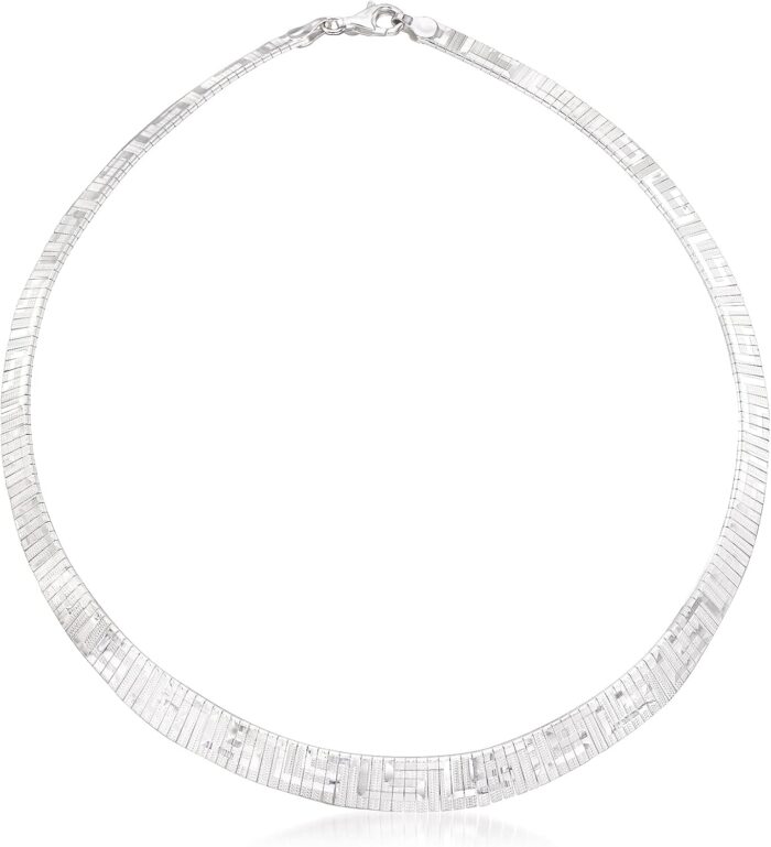 Ross simons italian sterling silver greek key cleopatra necklace.jpg