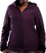 Scottevest hoodie for women 14 hidden pockets warm fleece zip up sweatshirt for travel more.jpg