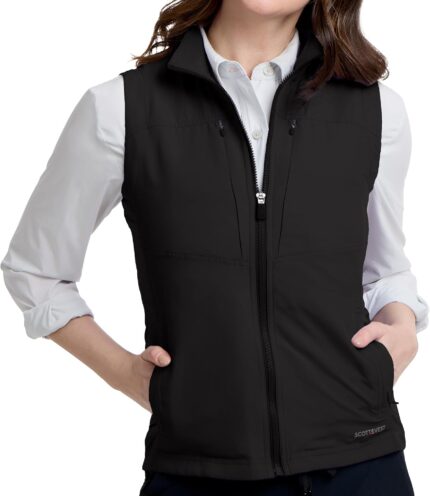 Scottevest lightest vest for women 16 hidden pockets lightweight water repellent for travel more.jpg