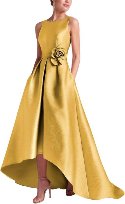 Solodish high low mother of the bride dresses satin formal evening dresses for women.jpg