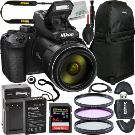 Sse nikon coolpix p950 digital camera with essential accessory bundle sandisk 64gb extreme pro sdxc replacement battery with travel charger more 20pc bundle.jpg