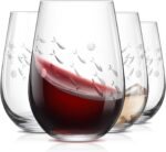 Set of 4 crystal stemless wine glasses 18oz premium glassware for red and white wine unique gifts for women men and friends fish.jpg