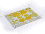 Society6 yellow sewzinski chrysanthemum acrylic tray 15 12 x 12.jpg