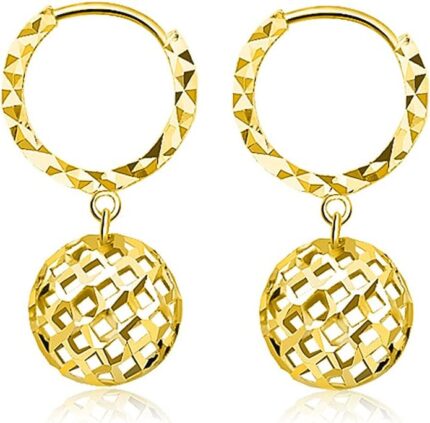 Solid 18k gold hoop earrings dangle for women dainty tiny hollow teardrop real gold hoop earrings for girls real gold pure gold with certificate fine bride jewelry gift for wedding prom party.jpg