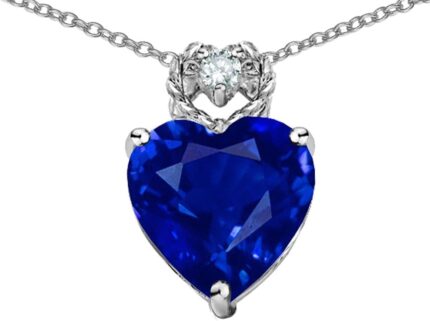 Star ksolid 14k white gold heart rope pendant necklace.jpg
