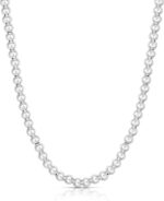 Sterling silver italian bead ball chain necklace handmade 5mm 6mm 16 24 inch womens jewelry.jpg