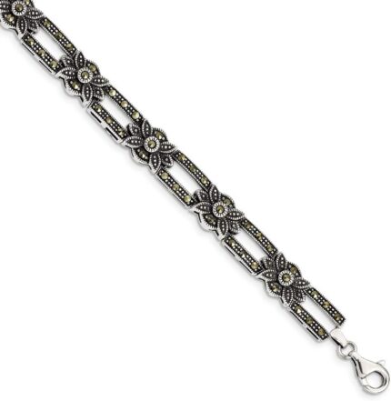 Sterling silver marcasite bracelet.jpg