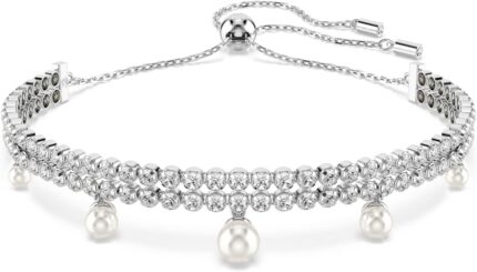 Swarovski ariana grande bracelets jewelry collection clear crystal pearls rhodium finish.jpg