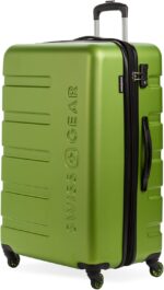 Swissgear 7366 hardside expandable luggage with spinner wheels green checked large 27 inch.jpg