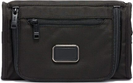 Tumi alpha travel kit travel toiletry bag compact travel organizer for cosmetics essentials tumi tracer black.jpg