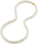 The pearl source 14k gold aaa quality round genuine white japanese akoya saltwater cultured pearl necklace in 18 princess length for women pearl gifts for anniversary.jpg
