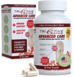 Triactive biotics advanced care 20 billion cfu probiotics for digestive health immune support supplement microencapsulated probiotics for women men 90 ct capsules.jpg