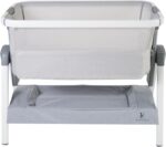 Venice child california dreaming bedside crib bassinet wtravel case bamboo bassinet sheet removable bamboo compressed cotton mattress height adjustable easy clean gray.jpg