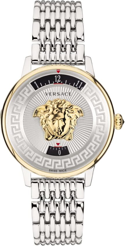 Versace medusa icon collection luxury womens watch timepieces with a silver bracelet and dial featuring a stainless steel case.jpg