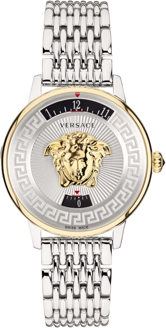 Versace medusa icon collection luxury womens watch timepieces with a silver bracelet and dial featuring a stainless steel case.jpg