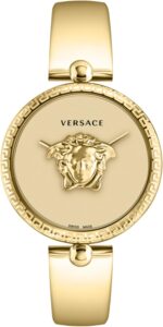 Versace palazzo empire collection luxury womens watch timepieces with a gold bracelet case and dial.jpg