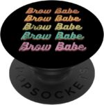 Vintage brow babe eyebrow designer brow tech brow artist popsockets swappable popgrip.jpg