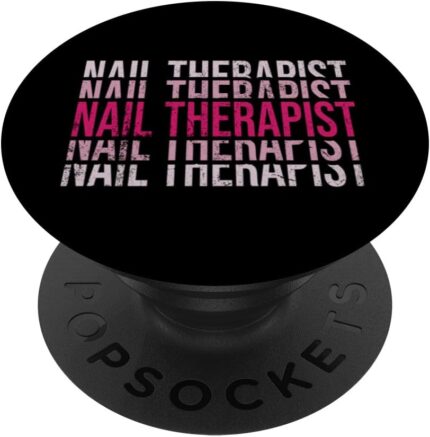 Vintage nail therapist nail artist manicurist nail tech popsockets swappable popgrip.jpg