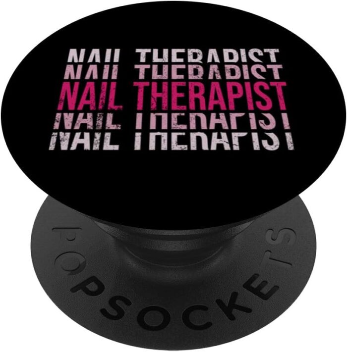 Vintage nail therapist nail artist manicurist nail tech popsockets swappable popgrip.jpg
