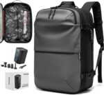 Vortex vacuum seal travel backpack 60l exapandable air compression system water resistant tsa lock carry on suitcase luggage gray aero vacuum pump included.jpg