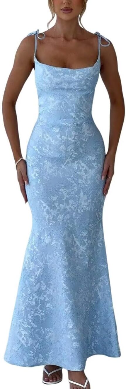 Womens mermaid satin prom dresses spaghetti straps foral jacquards bridesmaid dresses long formal evening party gown.jpg