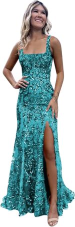 Womens mermiad sparkly sequin prom dresses corset backless long formal evening gown with slit.jpg