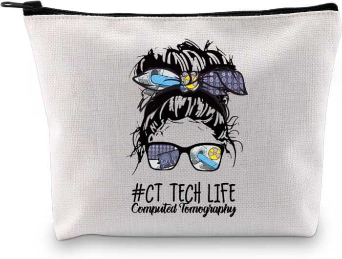 Xyanfa radiology gift technician radiologist gift computed tomography radiology cosmetic makeup bag ct tech gift zipper pouch tech.jpg