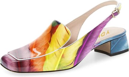 Ydn women closed square toe block low heels slingback formal loafer dressy shoes office lady pump size 4 15 us.jpg