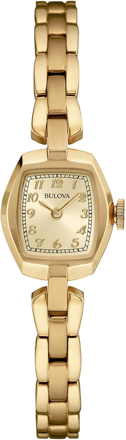 Bulova Ladies Classic Dress Mini 2 Hand Quartz Watch Stainless Steel Arabic Markers.jpg