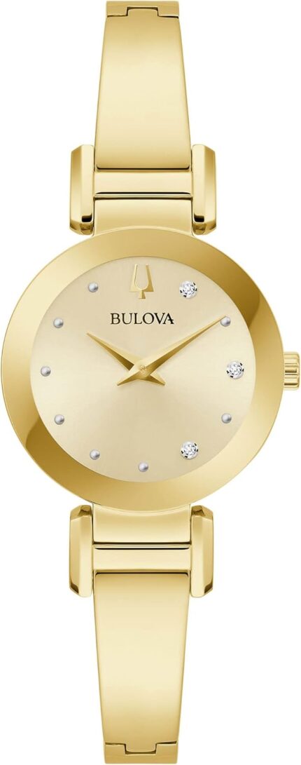 Bulova Marc Anthony Ladies Modern Diamond Stainless Steel Bangle Bracelet Watch.jpg