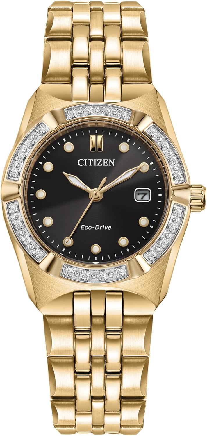 Citizen Ladies Eco Drive Dress Classic Corso Watch Diamond Accented Bezel 3 Hand Date.jpg