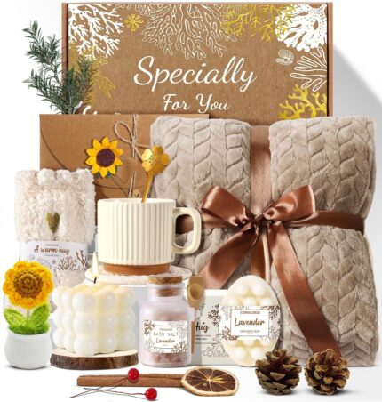 Coralogo Spa Gift Baskets for Women Get Well Soon Self Care Relaxing Sunflower Gift Basket 11pcs Spa Sets for Women Luxury Gifts for Her Birthday Valentines Day Mothers Day.jpg