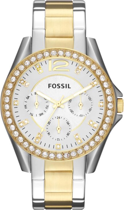 Fossil Womens Riley Stainless Steel Multifunction Watch.jpg