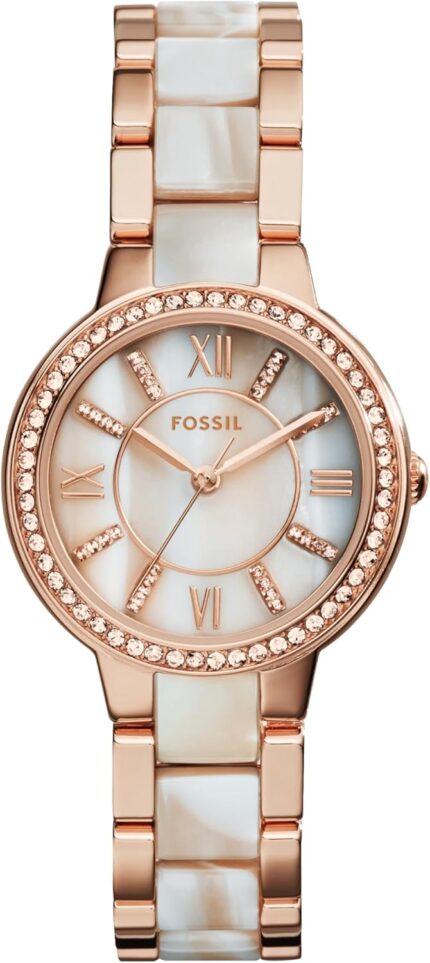 Fossil Womens Virginia Quartz Stainless Steel Three Hand Watch.jpg