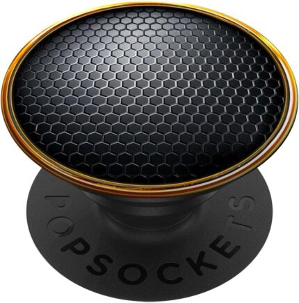 Futuristic Hexagon Graphic Pattern Cyber Aesthetic PopSockets Adhesive PopGrip.jpg