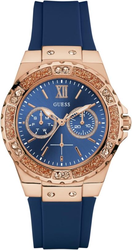 Guess Womens Stainless Steel Stain Resistant Silicone Watch.jpg