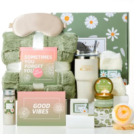 Self Care Gifts for Women：Spa Baskets · Get Well Soon Birthday Gifts for Women Care Package · Relaxation Gift Sets for Women · Relaxing or Thinking of You for Her.jpg