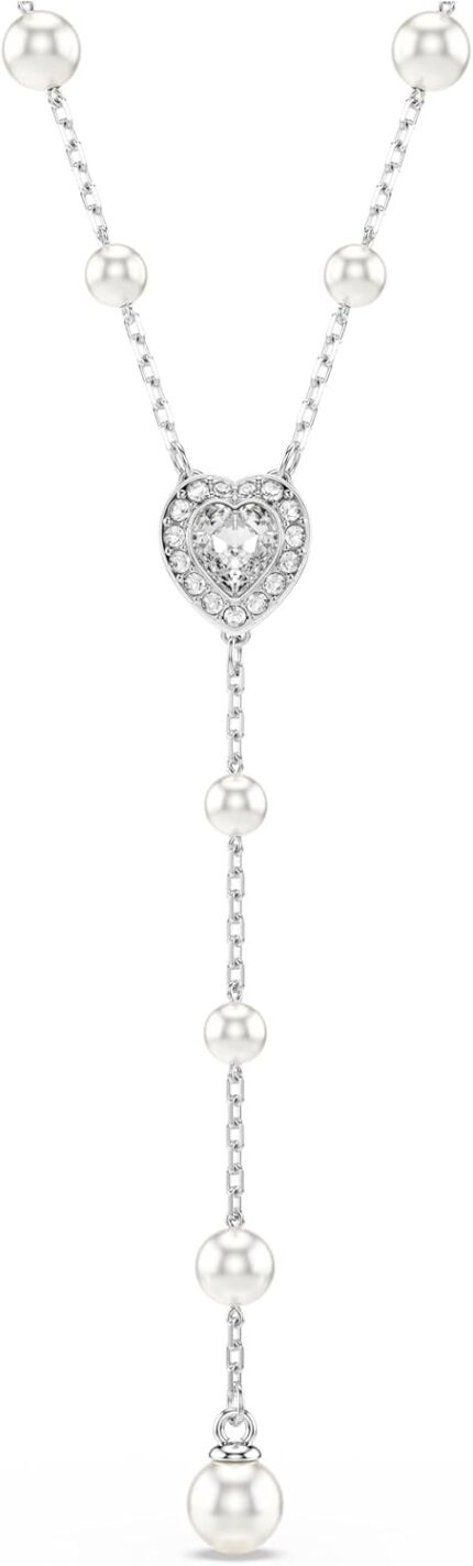 Swarovski Ariana Grande Collection Clear Crystal Pearls Rhodium Finish Necklaces Earrings and Bracelets.jpg